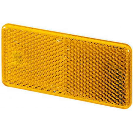 Odblask pomarańczowy prostokątny 44x94mm Hella