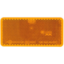 Odblask pomarańczowy prostokątny 44x94mm Hella