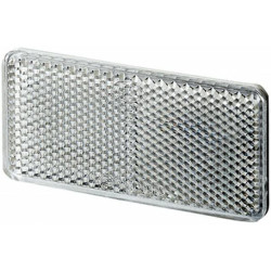 Odblask biały prostokątny 44x94mm Hella 4082300196894
