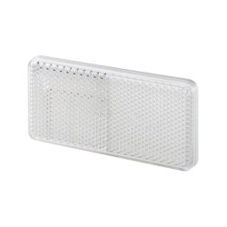 Odblask biały prostokątny 44x94mm Hella 4082300196894