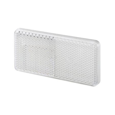 Odblask biały prostokątny 44x94mm Hella 4082300196894