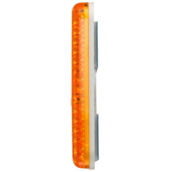 Odblask pomarańczowy prostokątny 44x94mm z otworami Hella 4082300196900