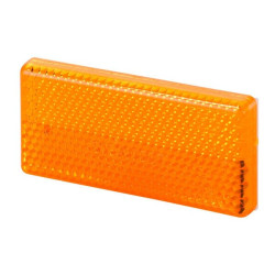 Odblask pomarańczowy prostokątny 31x70mm Hella 8719607080170