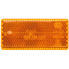 Odblask pomarańczowy prostokątny 31x70mm Hella 8719607080170