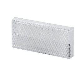 Odblask biały prostokątny 31x70mm Hella 4082300171846