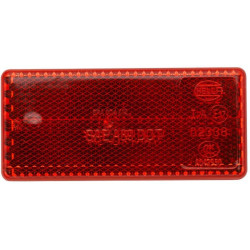 Odblask czerwony prostokątny 31x70mm Hella 4082300171617