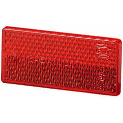 Odblask czerwony prostokątny 31x70mm Hella 4082300171617