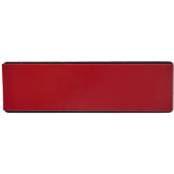 Odblask czerwony prostokątny 27x92mm Hella 6416386910309