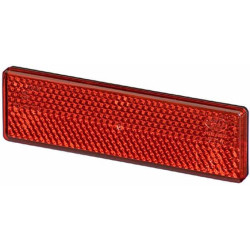 Odblask czerwony prostokątny 27x92mm Hella 6416386910309