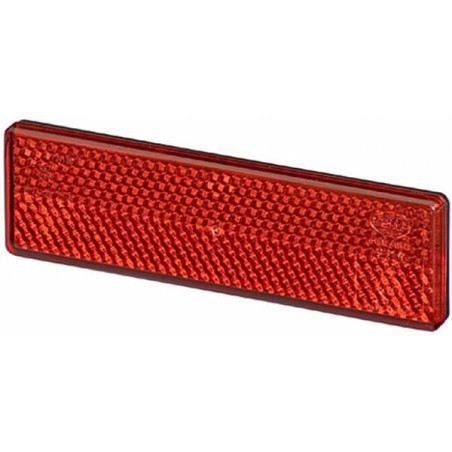 Odblask czerwony prostokątny 27x92mm Hella 6416386910309