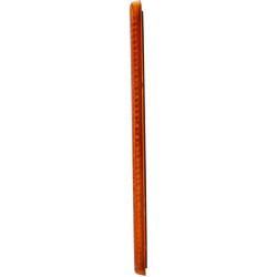 Odblask pomarańczowy owalny 45x101,6mm przyklejany Hella 4082300185843