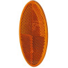 Odblask pomarańczowy owalny 45x101,6mm przyklejany Hella 4082300185843