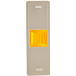 Odblask pomarańczowy prostokątny 70x130mm Hella