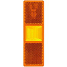 Odblask pomarańczowy prostokątny 70x130mm Hella
