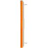 Odblask pomarańczowy prostokątny 70x130mm Hella