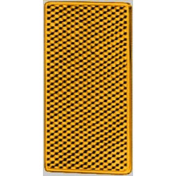 Odblask pomarańczowy prostokątny 55x105mm Hella 4082300196924
