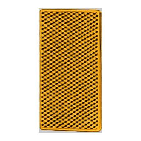 Odblask pomarańczowy prostokątny 55x105mm Hella 4082300196924