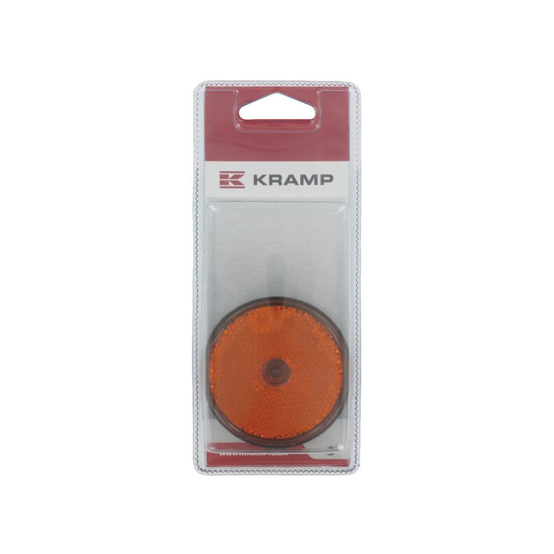 Odblask pomarańczowy fi60mm 2 szt. Kramp 8716106126149