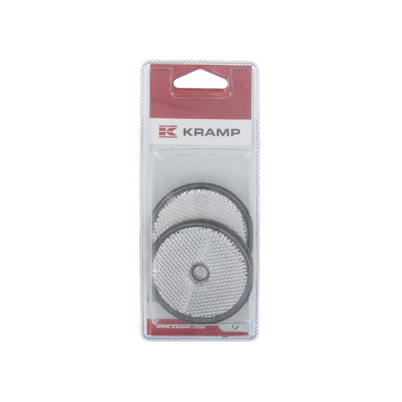 Odblask biały fi60 (2 szt.) Kramp 8716106126156
