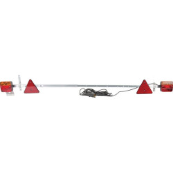 Belka z lampami 1100-1600 mm z trójkątem odblaskowym przewód 7.5 m Kramp 8716106938926