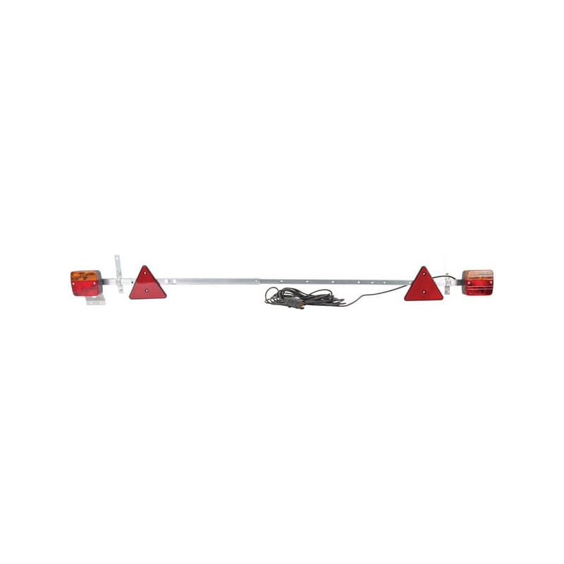 Belka z lampami 1100-1600 mm z trójkątem odblaskowym przewód 7.5 m Kramp 8716106938926