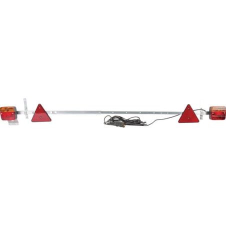 Belka z lampami 1100-1600 mm z trójkątem odblaskowym przewód 7.5 m Kramp 8716106938926