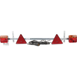 Belka z lampami 1100-1600 mm z trójkątem odblaskowym przewód 7.5 m Kramp 8716106938926