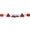 Belka z lampami 1100-1600 mm z trójkątem odblaskowym przewód 7.5 m Kramp 8716106938926