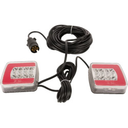 Zestaw lamp LED, tylnych na magnes 12m