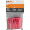 Odblask czerwony prostokątny 44x94mm z otworami Kramp 8719607096324