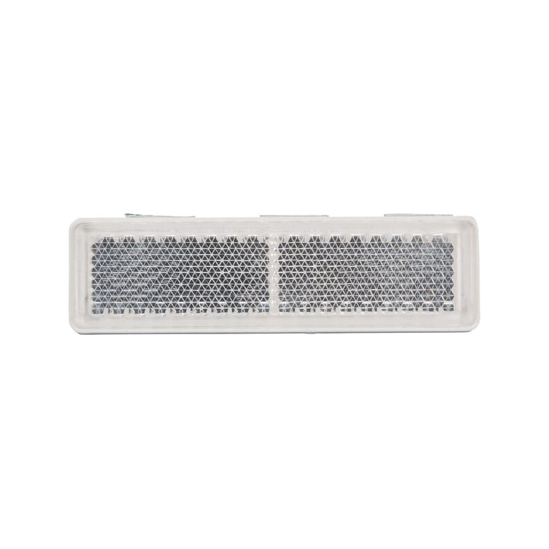 Odblask biały prostokątny 20x39mm przyklejany Kramp 8719607096287