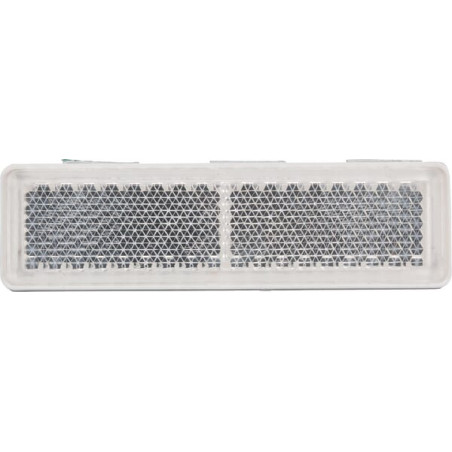 Odblask biały prostokątny 20x39mm przyklejany Kramp 8719607096287