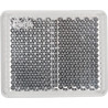 Odblask biały prostokątny 39x40mm przyklejany Kramp 8719607096256