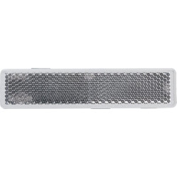 Odblask biały prostokątny 24x105mm przyklejany Kramp 8719607096225