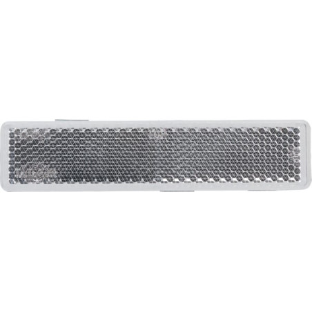 Odblask biały prostokątny 24x105mm przyklejany Kramp 8719607096225