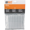 Odblask biały prostokątny 24x105mm przyklejany Kramp 8719607096225