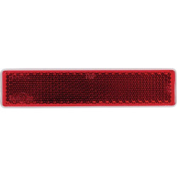 Odblask czerwony prostokątny 24x105mm przyklejany Kramp 8719607096201