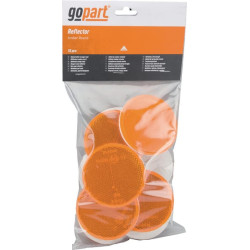 Odblask pomarańczowy fi75mm ze śrubą Kramp 8719607096157