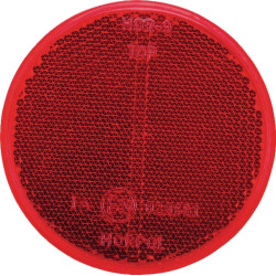 Odblask czerwony fi75mm ze śrubą czerwony, 75 mm Kramp 8719607096140
