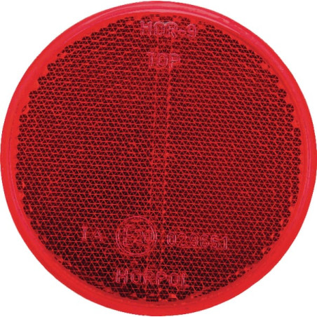 Odblask czerwony fi75mm ze śrubą czerwony, 75 mm Kramp 8719607096140