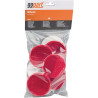 Odblask czerwony fi75mm ze śrubą czerwony, 75 mm Kramp 8719607096140