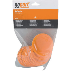 Odblask pomarańczowy fi75mm przyklejany Kramp 8719607096126