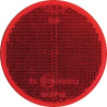 Odblask czerwony fi75mm przyklejany Kramp 8719607096119