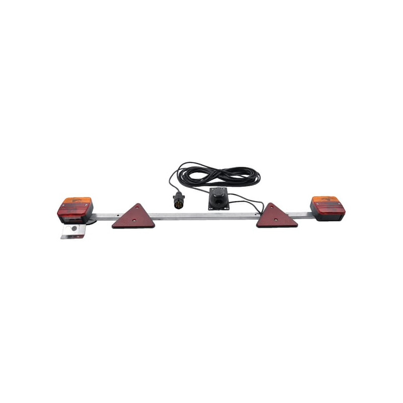 Belka z lampami 1000-1600mm z trójkątem odblaskowym 12m Kramp 8716106031054