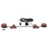 Belka z lampami 1000-1600mm z trójkątem odblaskowym 12m Kramp 8716106031054