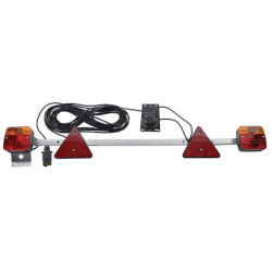 Belka z lampami 1000-1600mm z trójkątem odblaskowym 12m Kramp 8716106031054