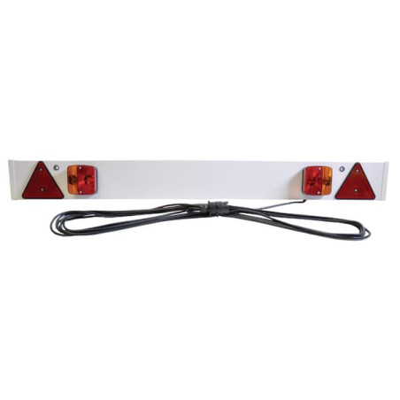 Belka z lampami 1370mm z trójkątem odblaskowym 12m Kramp 8716106061853