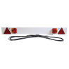 Belka z lampami 1370mm z trójkątem odblaskowym 12m Kramp 8716106061853