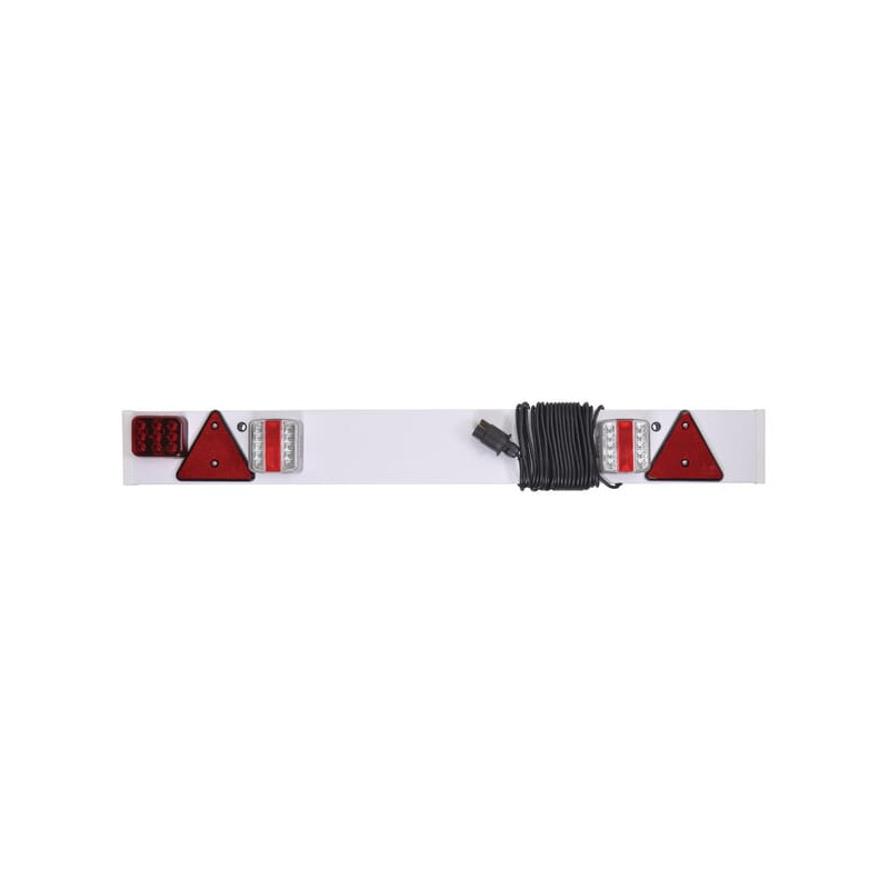 Belka z lampami 1215mm LED z trójkątem odblaskowym i światłem przeciwmgielnym EU 12m Kramp 8716106080069