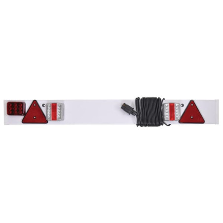 Belka z lampami 1215mm LED z trójkątem odblaskowym i światłem przeciwmgielnym EU 12m Kramp 8716106080069